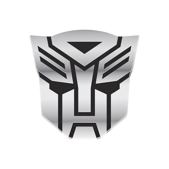 Escudo Transformers Cromado - tfdcu6